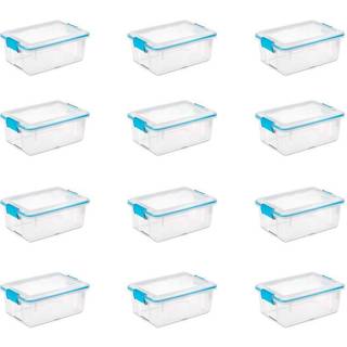 Sterilitpakningsboks Stackable Storage Bin With Latching L?g 12 Quart 12 Pack