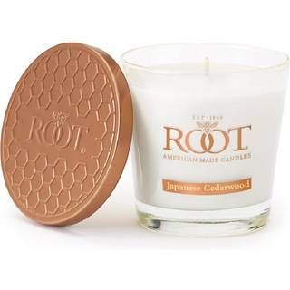 Rodlys 8873147 Honeycomb Veriglass Duftende bivoks Blend stearinlys lille japansk cedertr?