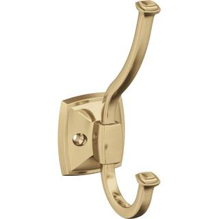 Amerock H37002CZ | Kinsale Double Prong Decorative Wall Hook | Champagne bronzekrog til frakker Hats rygsækkeposer | Kroge til badeværelset sovev