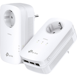 TP-Link TL-PA8033P KIT AV1300 3-Port Gigabit Passthrough Powerline Starter Kit