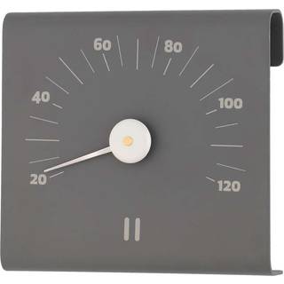 Rento: Aluminium sauna thermometer, grey