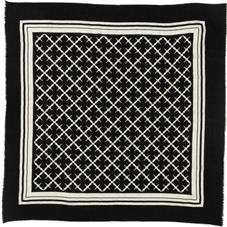 Cornelis uldtørklæde - Black - ONE SIZE