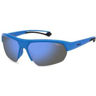 Polaroid PLD 7048/S Polarized FLL/QG 65 Solbriller Mænd Blue - Matte Blue - 65mm