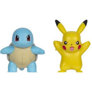 Pokemon Battle Figure - Pikachu og Squirtle