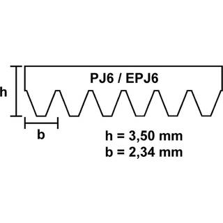 Electrolux Vaskemaskinens drivrem 1184J6 1323531309