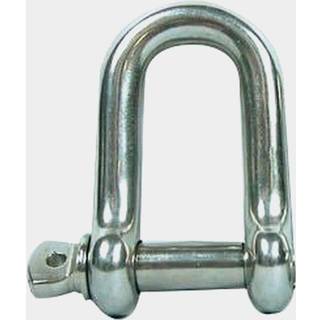 Lige sjækkel 1852-Marine D-shackle, Ø8 mm, 33 mm, rustfrit stål, med gevind vingeskrue