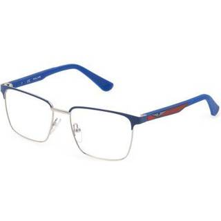 Police VK568 0K98 52 Briller Mænd Blue - Shiny Palladium Blue - 52mm