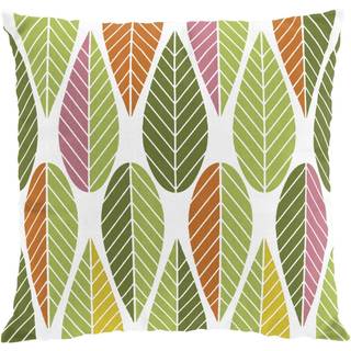 Arvidssons Textil Blader pudebetræk 47x47 cm Grøn