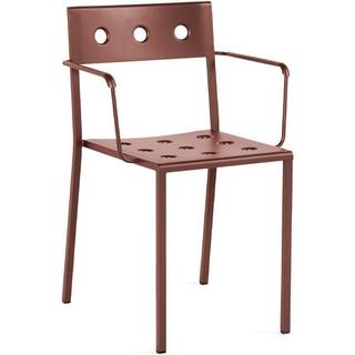 HAY Balcony Stol med Armlæn Iron Red