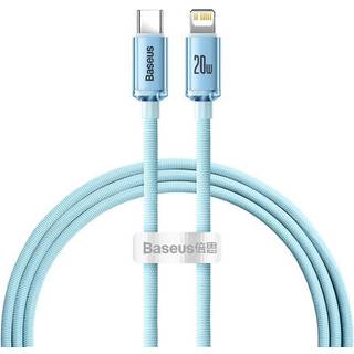 Baseus Crystal Shine USB-C to iP cable 20W 1.2m (blue)
