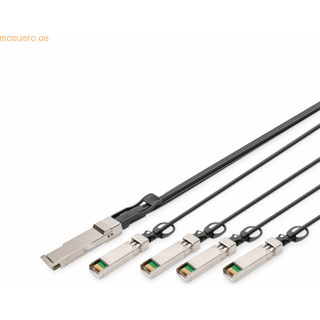 DIGITUS 40GBase direct attach cable - 5 m - Sort - 5 meter