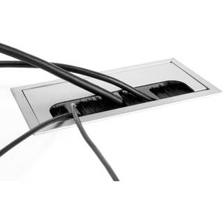 DeLOCK - Cable Grommet - Silver