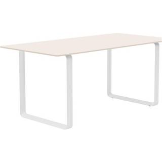 Muuto - 70/70 Table spisebord 295x108 cm, Sand Laminat/Hvid - Spiseborde - TAF Studio - Beige,Hvid - Laminat/Metal/Træ