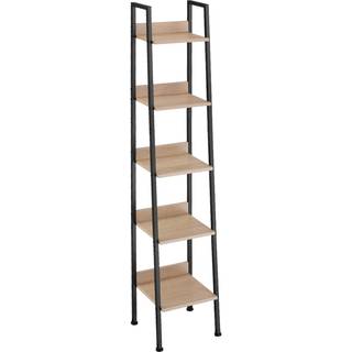 Stigereol - 35,5 x 31,5 x 170,5 cm,Industrielt lyst træ, egetræ Sonoma