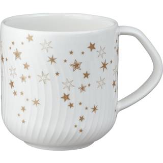 Porcelain Arc White Stars Large Mug
