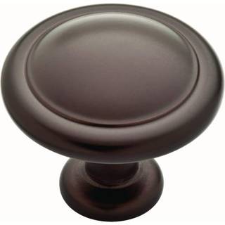 Franklin Brass Round Ringed Cabinet Knap Dark Oil Rubbed Bronze 1-1/4 in (32 mm) skuffe Knap 25 Pack P35597K-OB3-B1