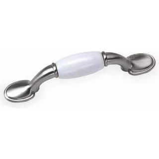 Laurey 15538 3-tommer første familie trække hvidt/satin krom