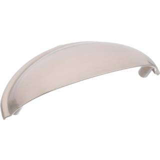 Amerock | Skabskoptræk | Satin nikkel | 3 tommer (76 mm) center-til-centre | Ravino | 1 pakke | Skuffet træk | Skuffehåndtag | Skabshardware