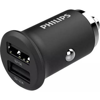 Philips USB lader til cigarstik 2 x USB-A, 15W