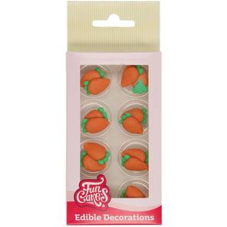 Sukker Dekorationer Gulerødder sæt/16, FunCakes
