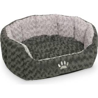 Komfort bed oval SEOLI - 45 x 40 x 19 cm - Grå