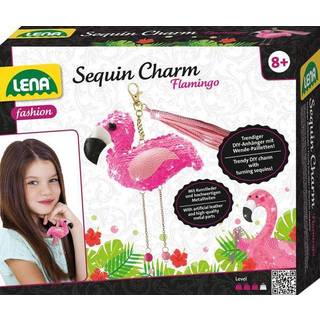 Fashion Pailletter Vedhæng - Flamingo