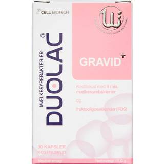 DUOLAC Gravid+ Kosttilskud 30 stk