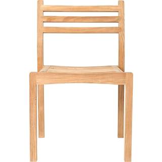 Carl Hansen - AH501 Stol - Udendørs spisebordsstole - Alfred Homann - Træ farvet - Træ