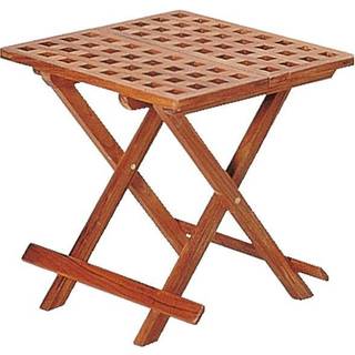 Sammenklappeligt teakbord Roca, rektangulær, 90 x 70 cm