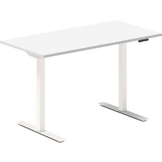 Hæve-sænkebord DNA, Hvid 1200x600 mm 2-ben/Hvid