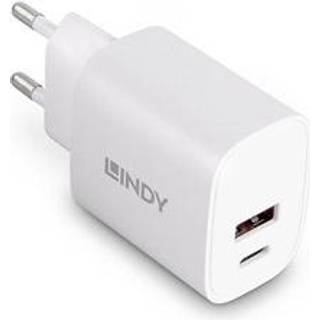 Lindy USB-A+C oplader (20W) | PRIS-MATCH