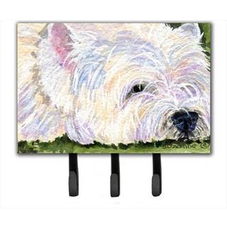 """" Caroline's Treasures SS8831TH68 Westie Leash Holder eller Key Hook Large Multicolor """"
