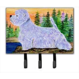 """" Caroline's Treasures SS8418TH68 Westie Leash Holder eller Key Hook Large Multicolor """"