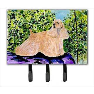 """" Caroline's Treasures SS8668TH68 COCKER SPANIEL LEAMSH HOLDER ELLER KEY HOOK STOR MULTICOLOR """"