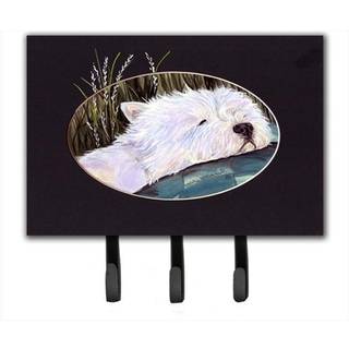 """" Caroline's Treasures SS8052TH68 Westie Leash Holder eller Key Hook Large Multicolor """"