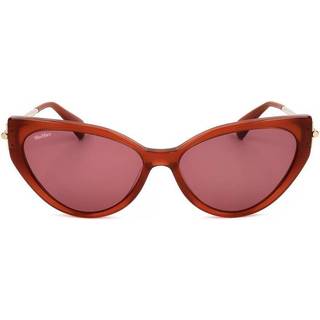 Max Mara MM0028 44S 57 Solbriller Kvinder Orange - Transparent Dark Orange - 57mm