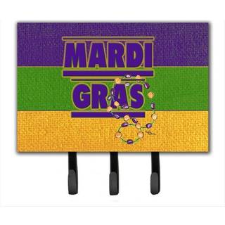 """" Caroline's Treasures 8388th68 Mardi Gras snor eller nøgleholder Large Multicolor """"
