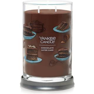 Yankee stearinlys chokoladelag kage duftende signatur 20 oz stor tumbler 2-wick stearinlys over 60 timers forbr?ndingstid
