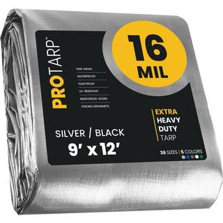 Protarp Ekstra tunge told 16 mil tarp cover vandt?t UV -resistent rip og t?re bevis poly tarpaulin med forst?rkede kanter til tagcamping g?rdhave
