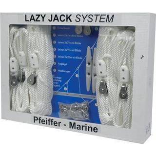 Lazy jacks / lazyjacksystem Pfeiffer Marine System 2, passer både op til 12 meter (40 fod)