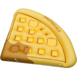 Swimline oppustelig vaffel pool lounge brun en st?rrelse