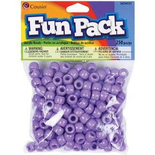 F?tter 34734131 Fun Packs 250-Piece Purple Pony Perles
