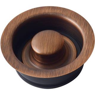 SinkSense 3.5 """" Bortskaffelsesflangeafl?b med stopper antik kobber