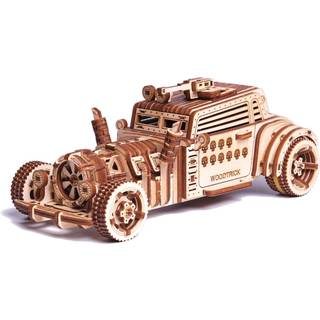 Wood Trick Apocalyptic Car 3D Wood Puzzles for voksne og b?rn til at bygge - Rider op til 26 fod - Tr?modellen Bils?t til at bygge til voksne