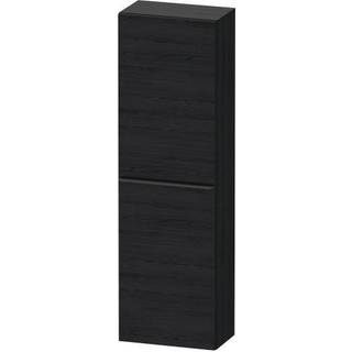 Duravit D-Neo halvhøjskab, mat sort eg, 400x240x1320 mm