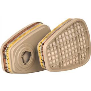 3M Filter mod gas og dampe ABE1, 6057 - 3M-6057 filter, type ABE1 mod gas / dampe organiske samt urgonaiske samt sure gasser.