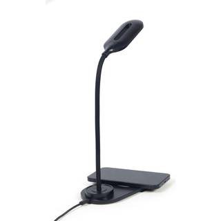 Gembird Desk lamp with wireless charger - Black