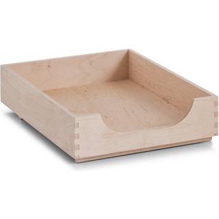 Brevbakke i birketræ - Beige - 23cm x 32cm x 7cm - Bianca