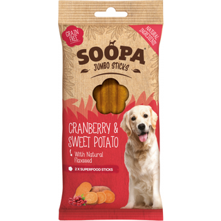 Soopa - Jumbo Sticks Cranberry & Sweet Potato 170g - (SO921026)
