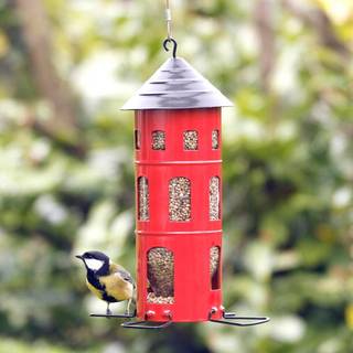 Wildlife Garden - Metal Foderautomat til foder - rød